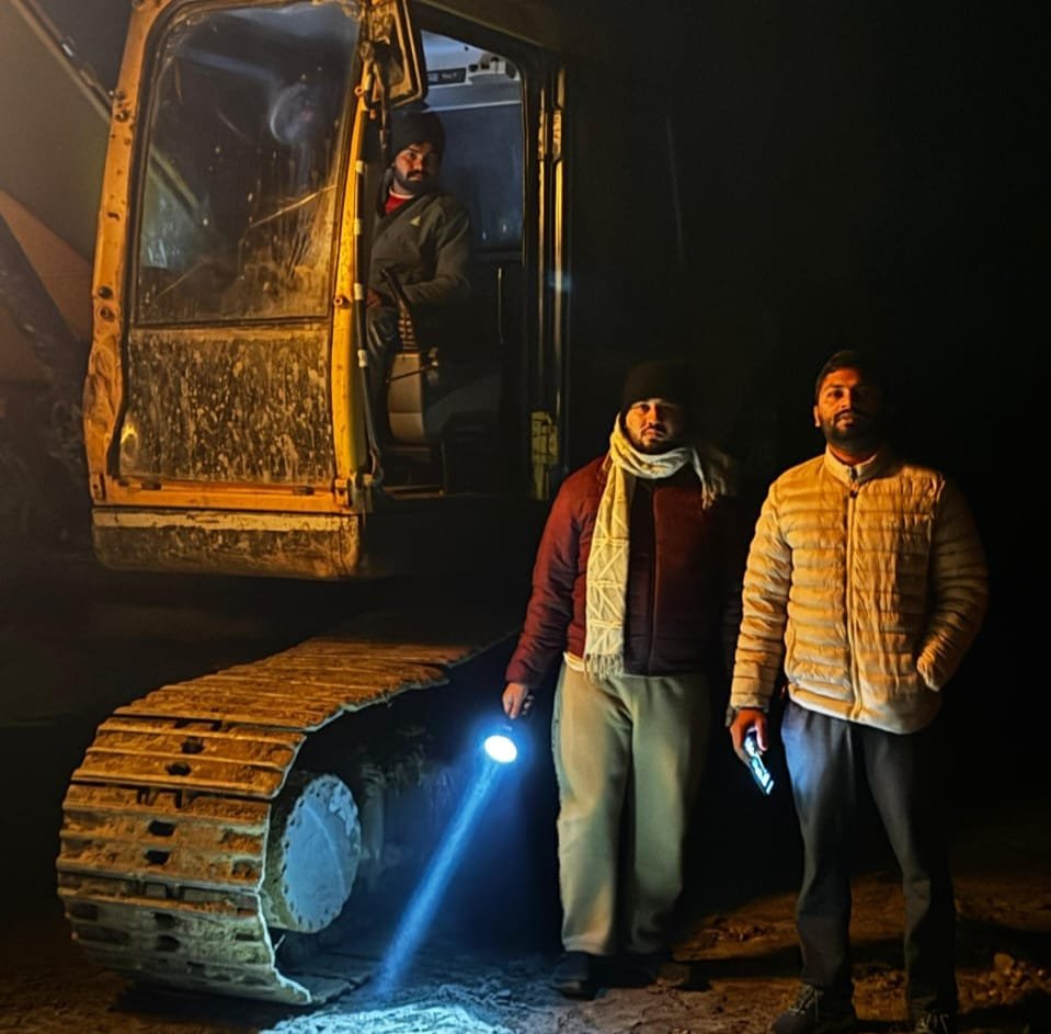 भोगपुर में अवैध खनन पर फिर गिरी गाज